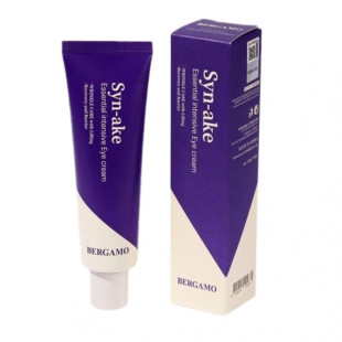 Крем для век с пептидом змеиного яда BERGAMO SYN-AKE ESSENTIAL INTENSIVE EYE CREAM 100ml